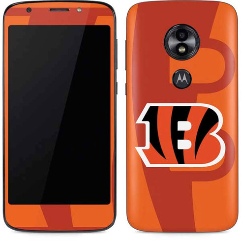 NFL Cincinnati Bengals Double Vision Moto E5 Play Skin